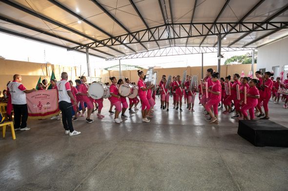 Prefeitura de Cuiabá  Fanfarra do programa Siminina participa do