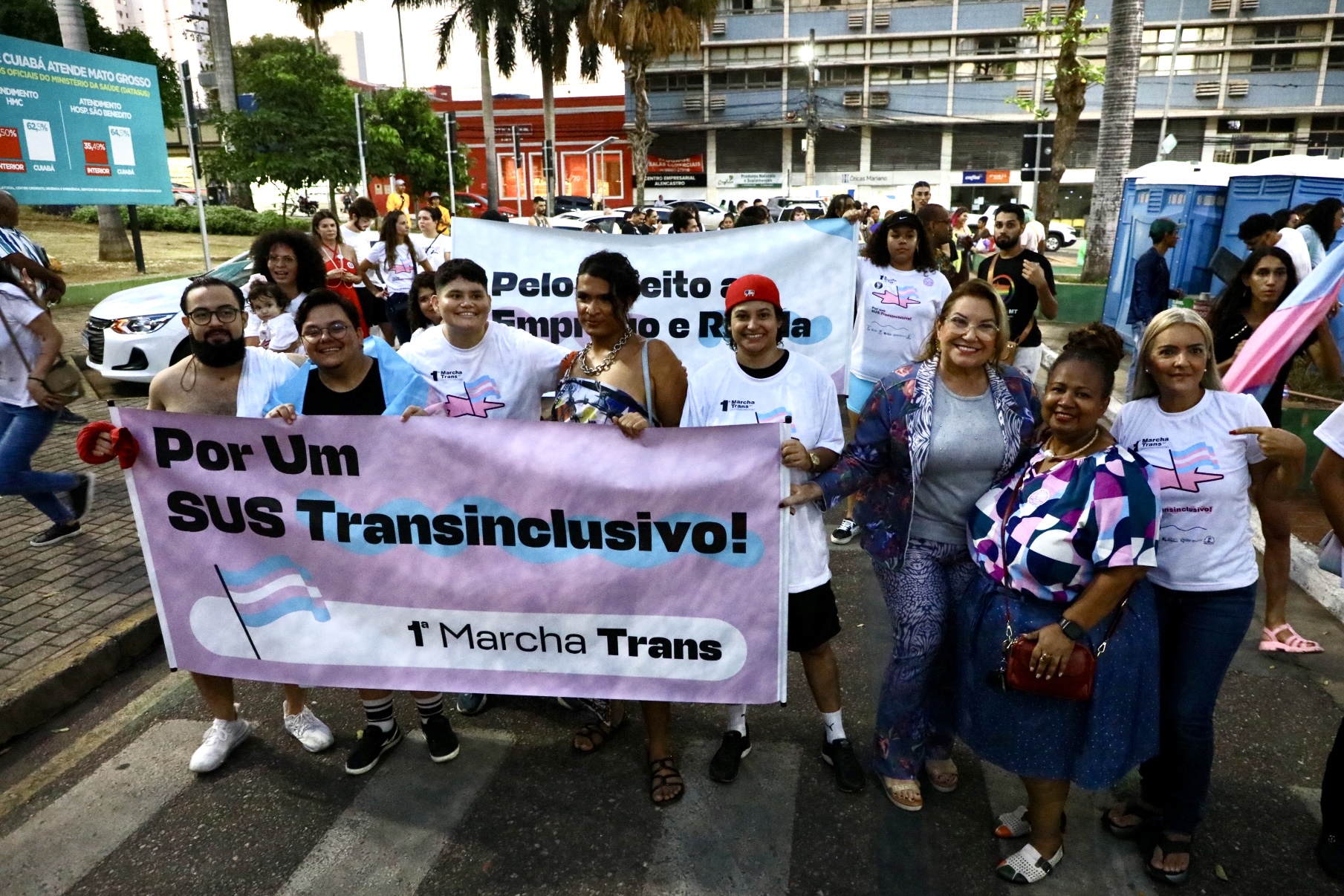 Organizadores destacam momento histórico da 1ª Marcha da Visibilidade Trans,  que promoveu reflexão sobre dignidade e respeito para todas as pessoas |  Notícias - Prefeitura de Cuiabá